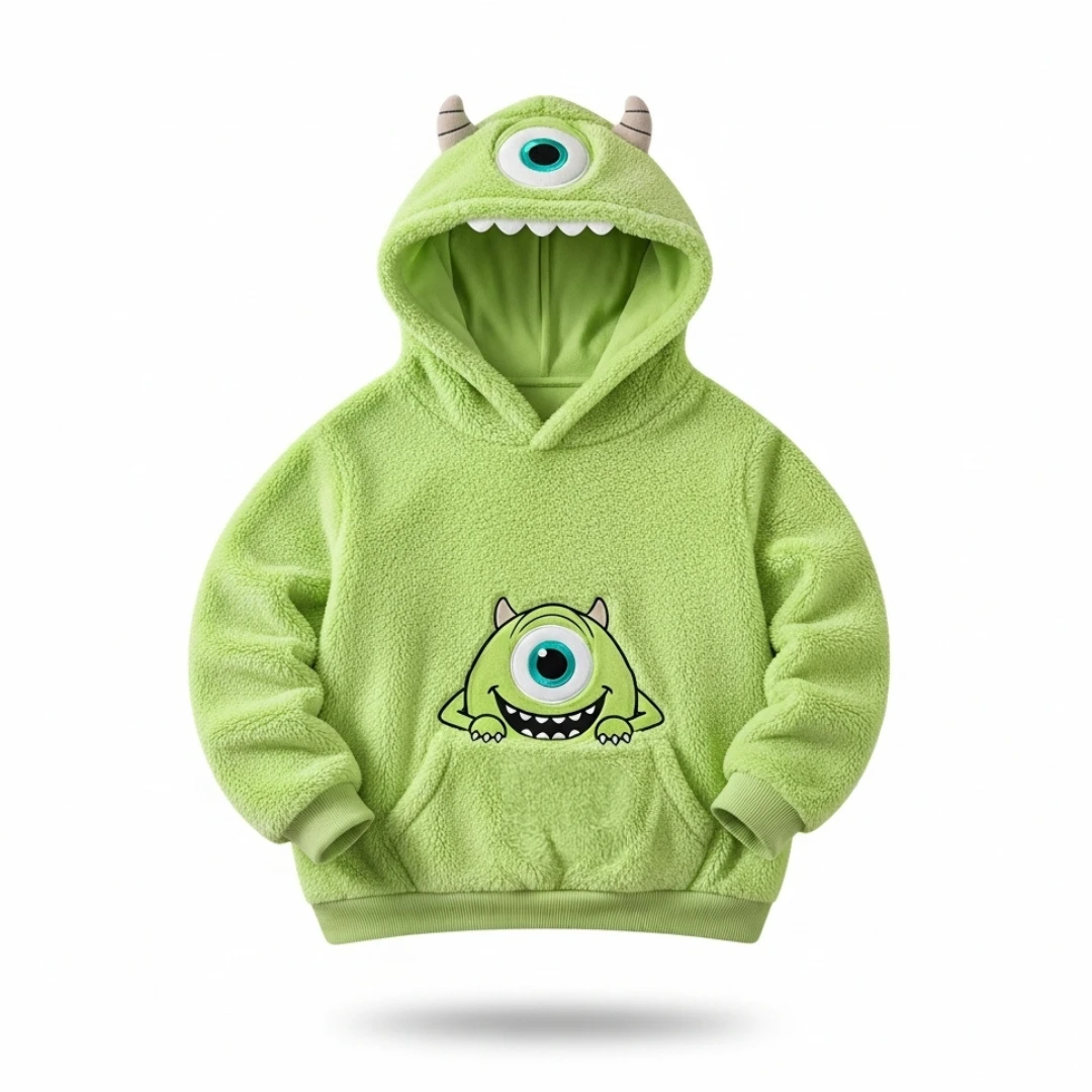 Moletom3 Moletom 3D Mike Wazowski Monstros S.A Verde - Imagem 1