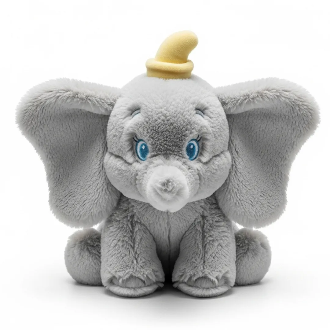 Pelucias10 Pelúcia Dumbo 30cm Anti-alérgica - Imagem 1