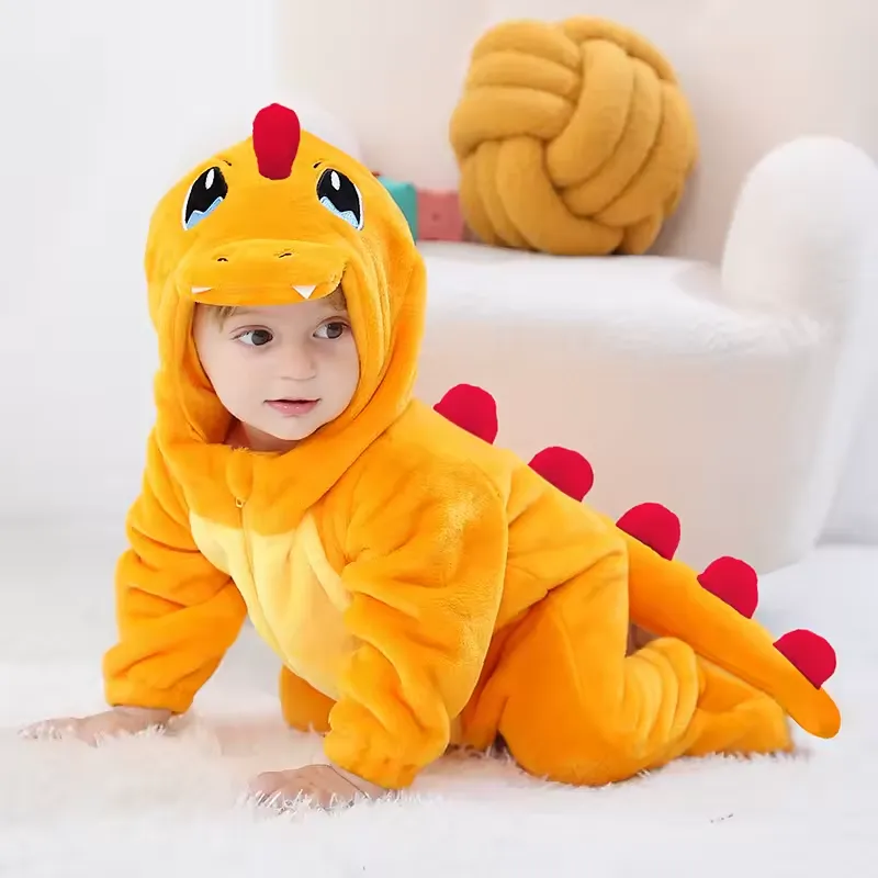 imgi_10_Sdc89394d10304c9a8161439262287e21L.jpg_960x960q75.jpg_ Pijama Infantil charmander - Kigurumi Pokemon - Imagem 1