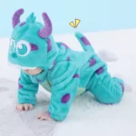 Pijama Infantil Sulley 2025 - Kigurumi Monstros SA Azul - Imagem 2