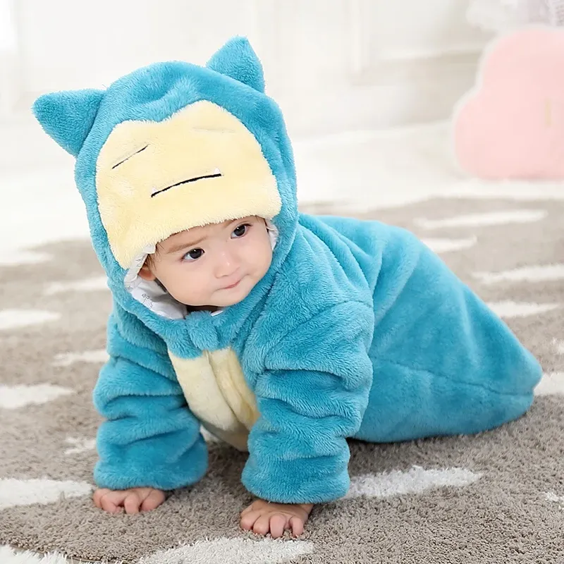 Pijama Infantil Snorlax - Kigurumi Pokémon Azul - Imagem 2