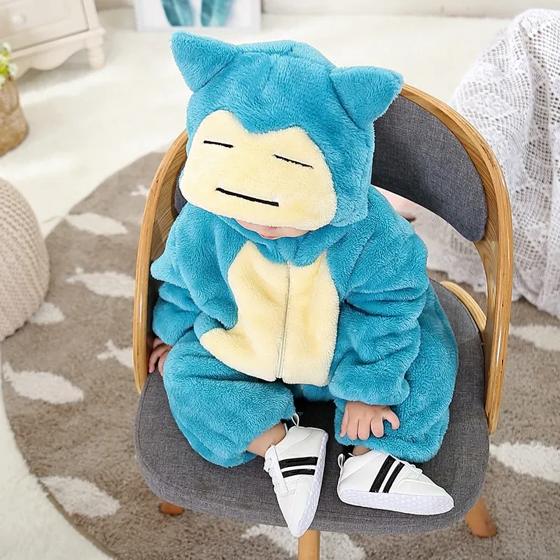Pijama Infantil Snorlax - Kigurumi Pokémon Azul - Imagem 1