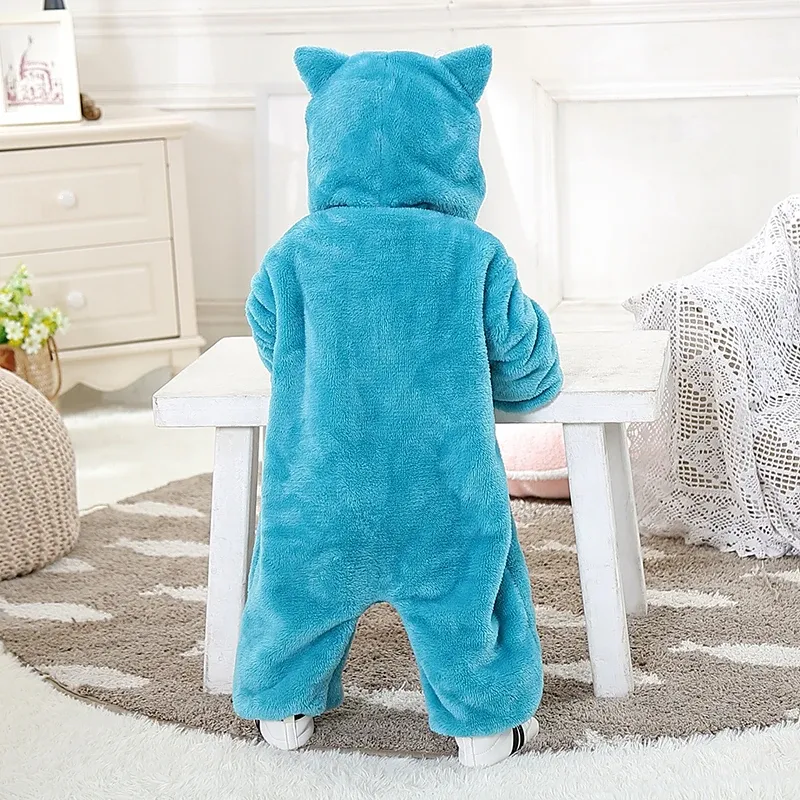 Pijama Infantil Snorlax - Kigurumi Pokémon Azul - Imagem 4