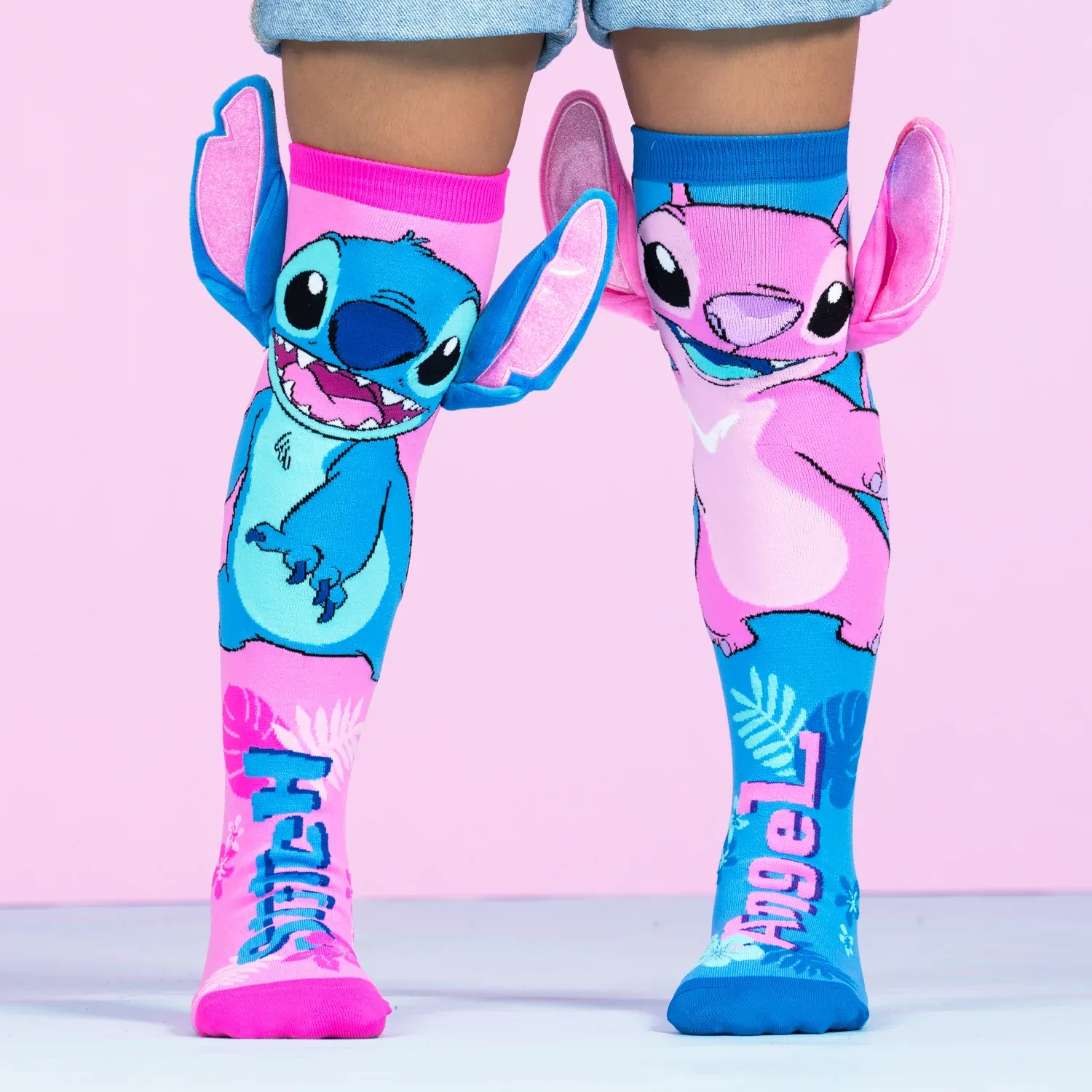 imgi_339_Stitch-Socks-with-ears_3b967cee-0aa7-4b8d-b5ba-a3b725bd1c38 Meias 3D Stitch & Angel com Orelhas - Imagem 1