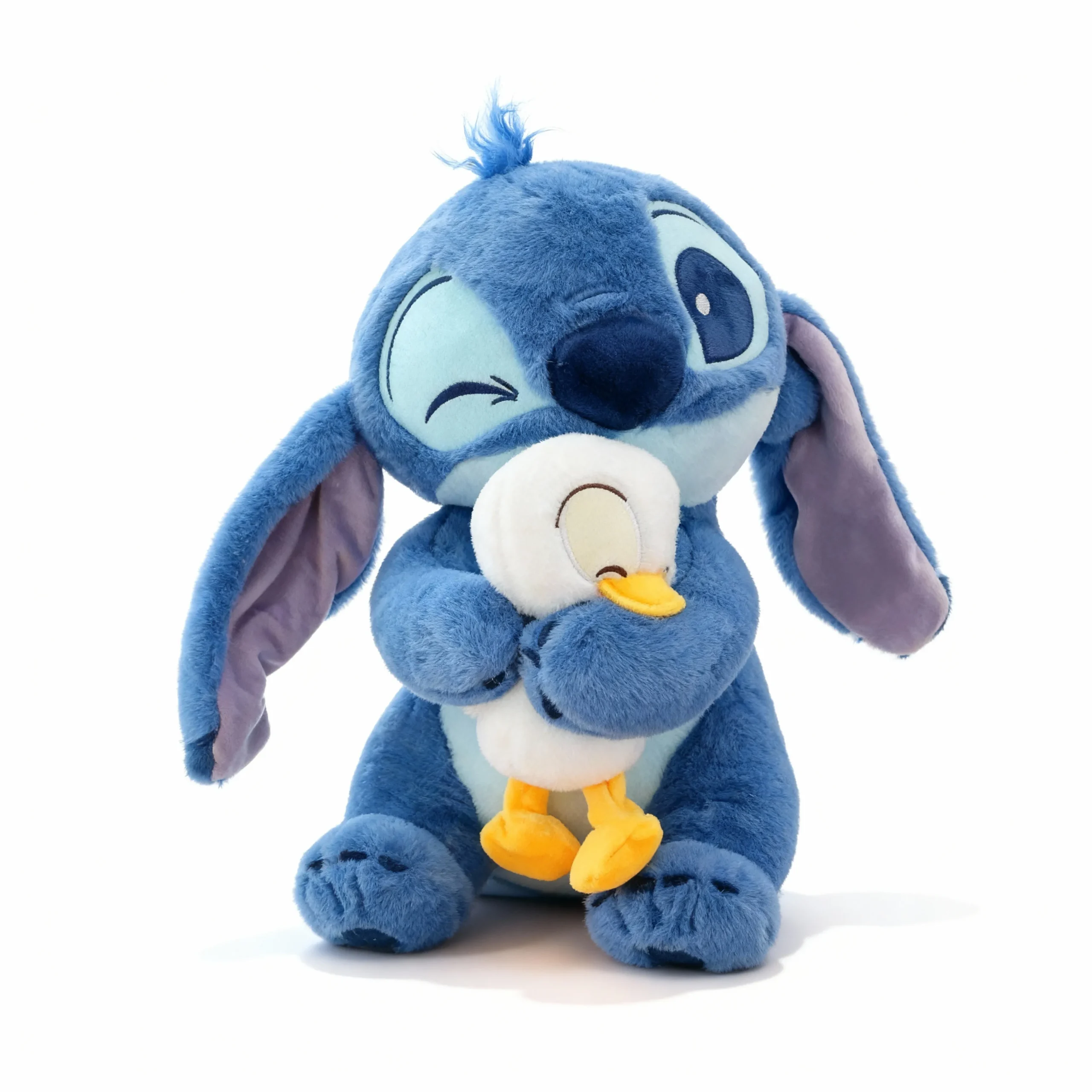 Pelúcia Stitch com Pato 30cm Anti-alérgica - Imagem 1