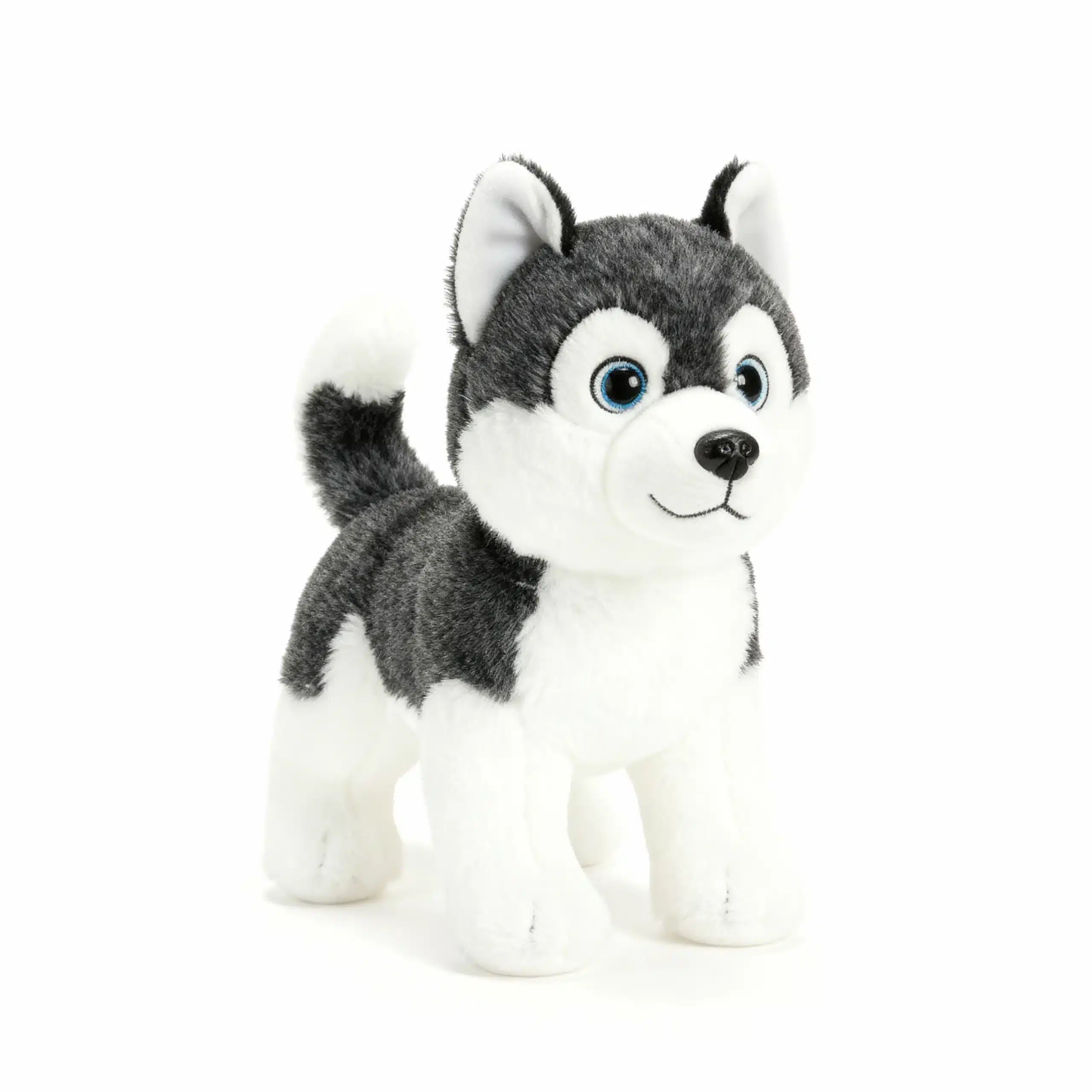 Pelucia5 Pelúcia Husky Siberiano 30cm Anti-alérgica - Imagem 1