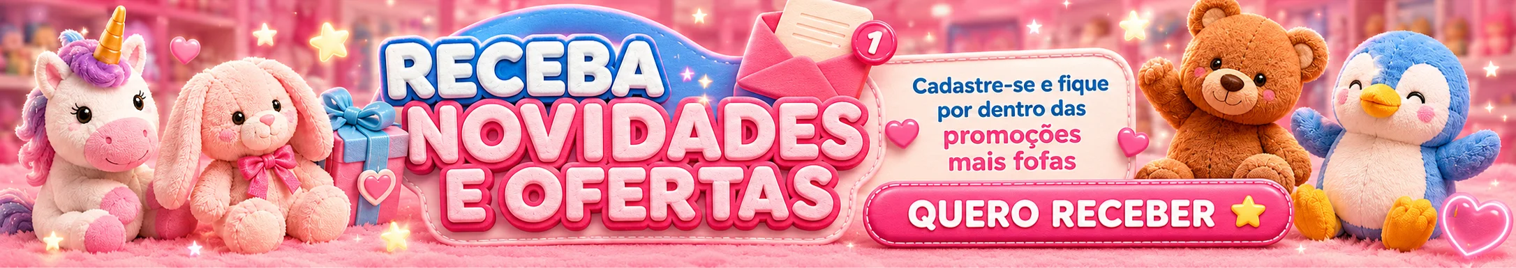 Receba novidades e ofertas