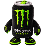 Pelúcia Monster Energy em formato de lata, 30cm, fundo transparente